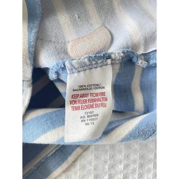 Mini Baby Boden Girls Dress Size 2 3 Bunny Rabbit Striped - Picture 5 of 6